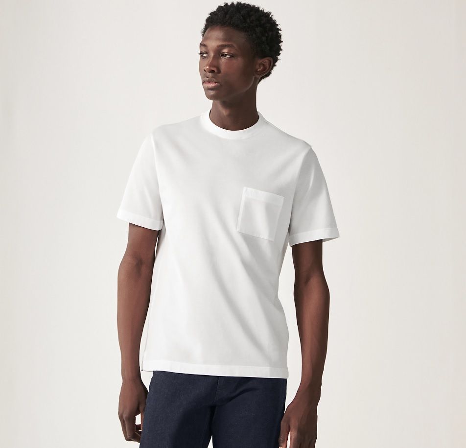 white tee