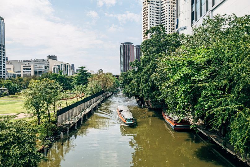 canal living in bangkok