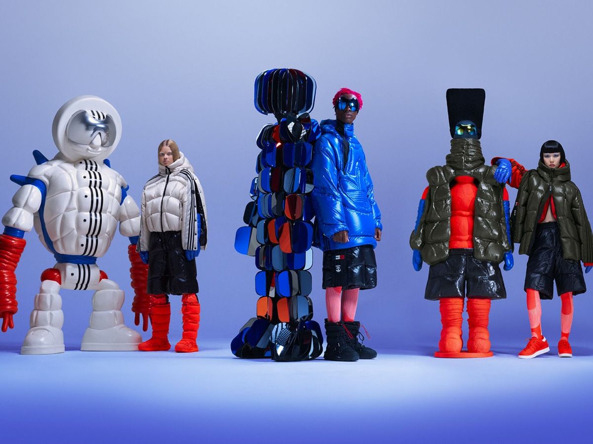 MONCLER × adidas 2023年製 バイカラー素材切替 ロンT moncler-adidas-originals-2023-
