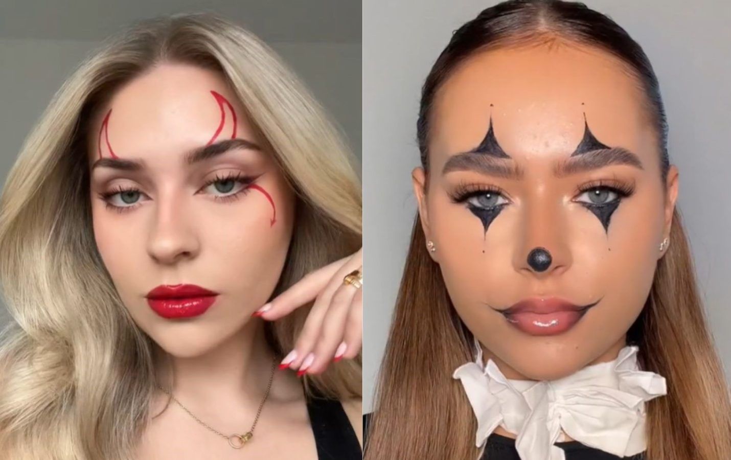 Halloween makeup store look