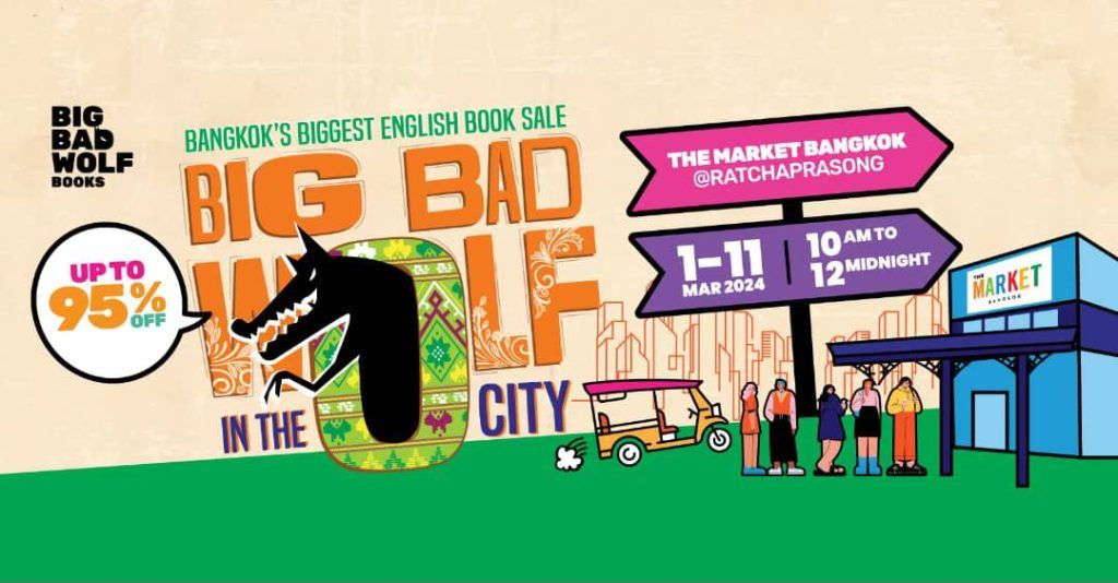 The Big Bad Wolf book sale returns to Bangkok this March