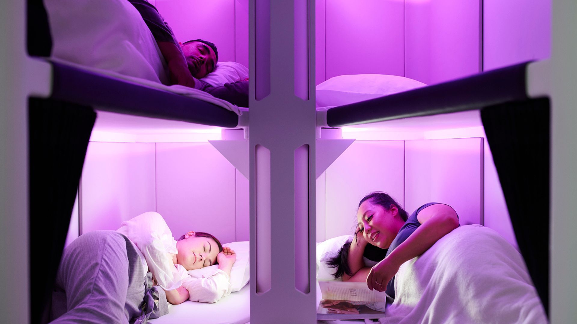 SkyNest bunks by Air New Zealand