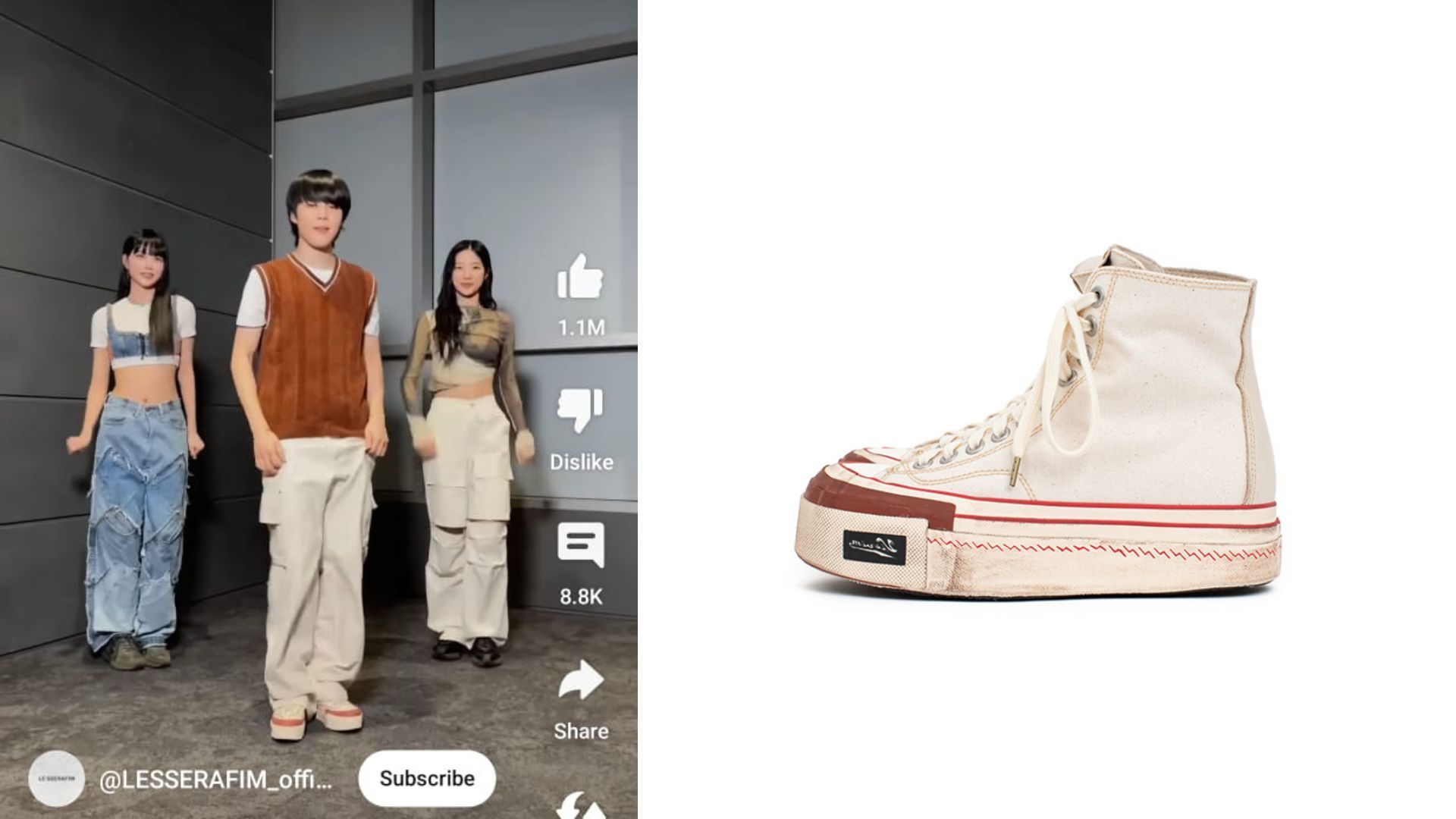 BTS jimin expensive shoes