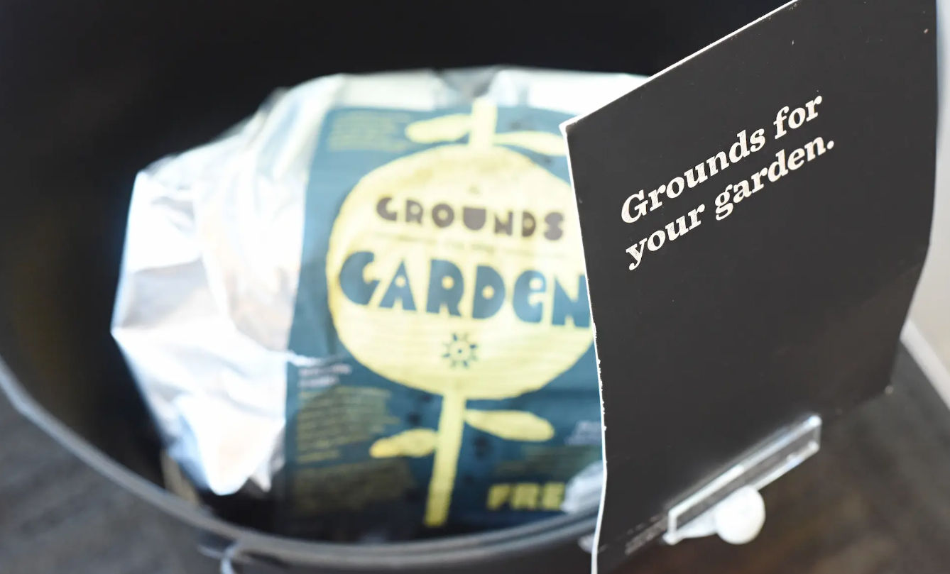 Did you know you can go to Starbucks and get ‘Grounds for Your Garden’?