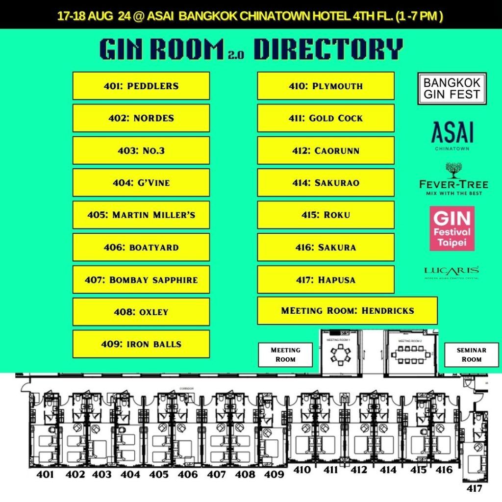 bangkok gin fest 2024 schedule