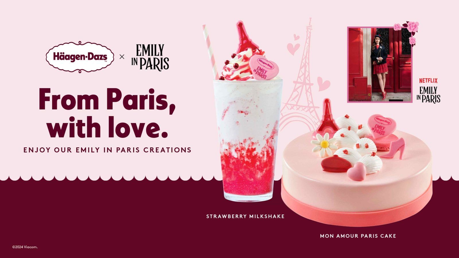 Häagen-Dazs x Emily in Paris: Limited-Edition Ice Cream Collection