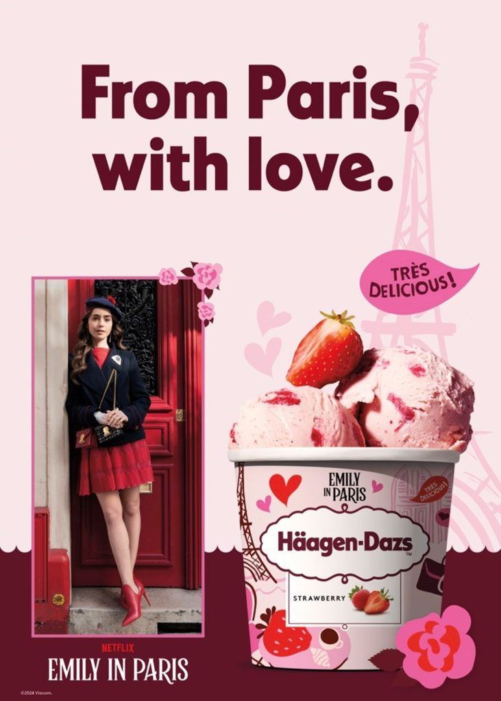 Häagen-Dazs x Emily in Paris: Limited-Edition Ice Cream Collection