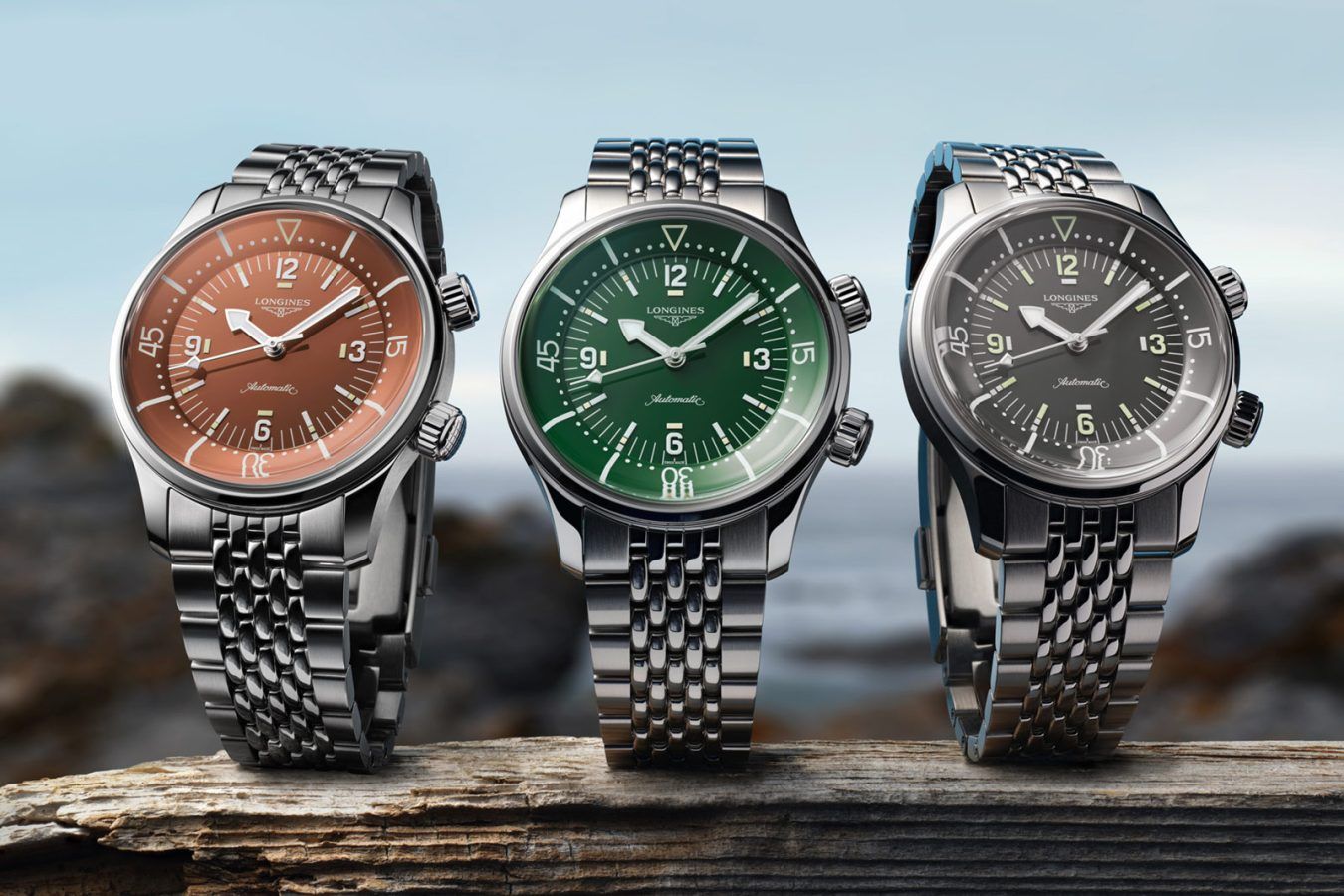 LONGINES expands its Legend Diver collection with three new shades