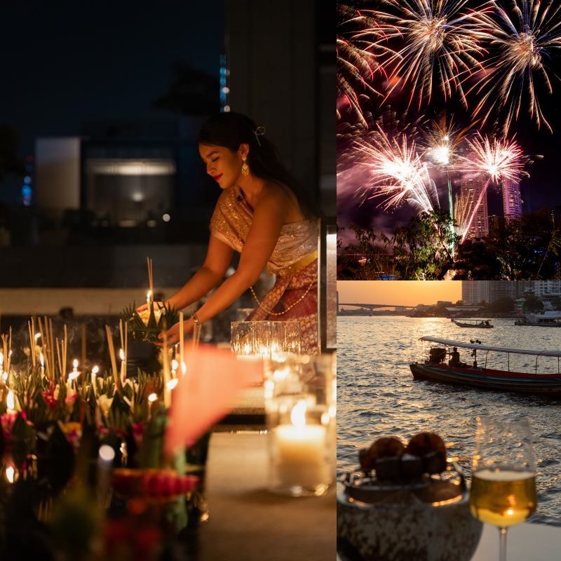 Loy Kra Tong at Chao Phraya Terrace