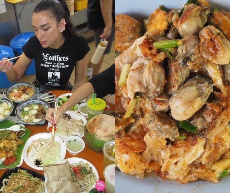 Bangkok street food recommendations for Dua Lipa oyster omelette in chinatown