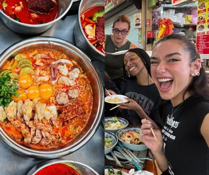 tom yum soup Bangkok street food recommendations for Dua Lipa