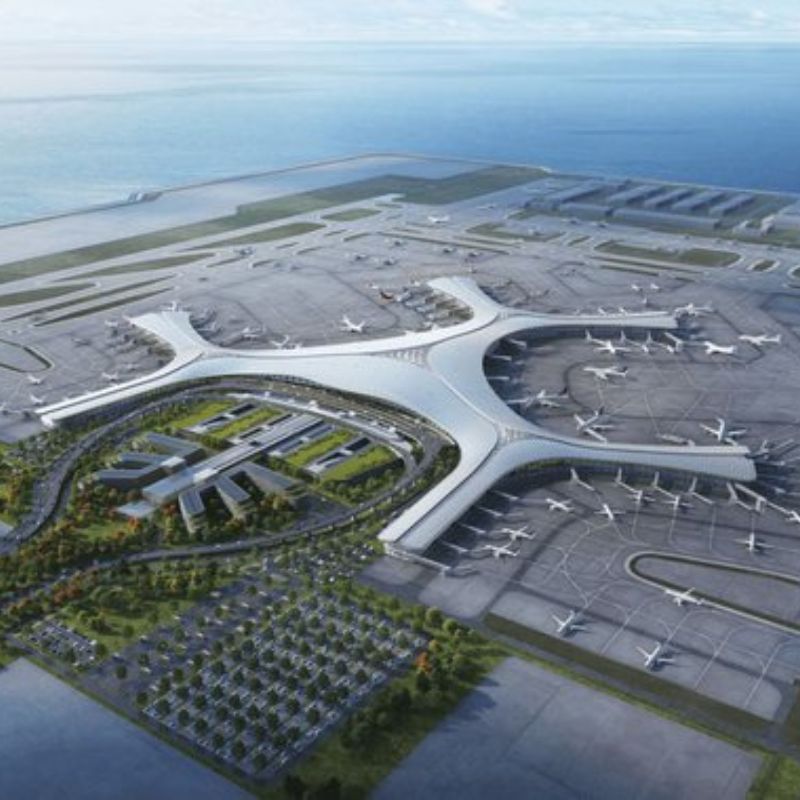 The world’s largest artificial island airport is going to open in China