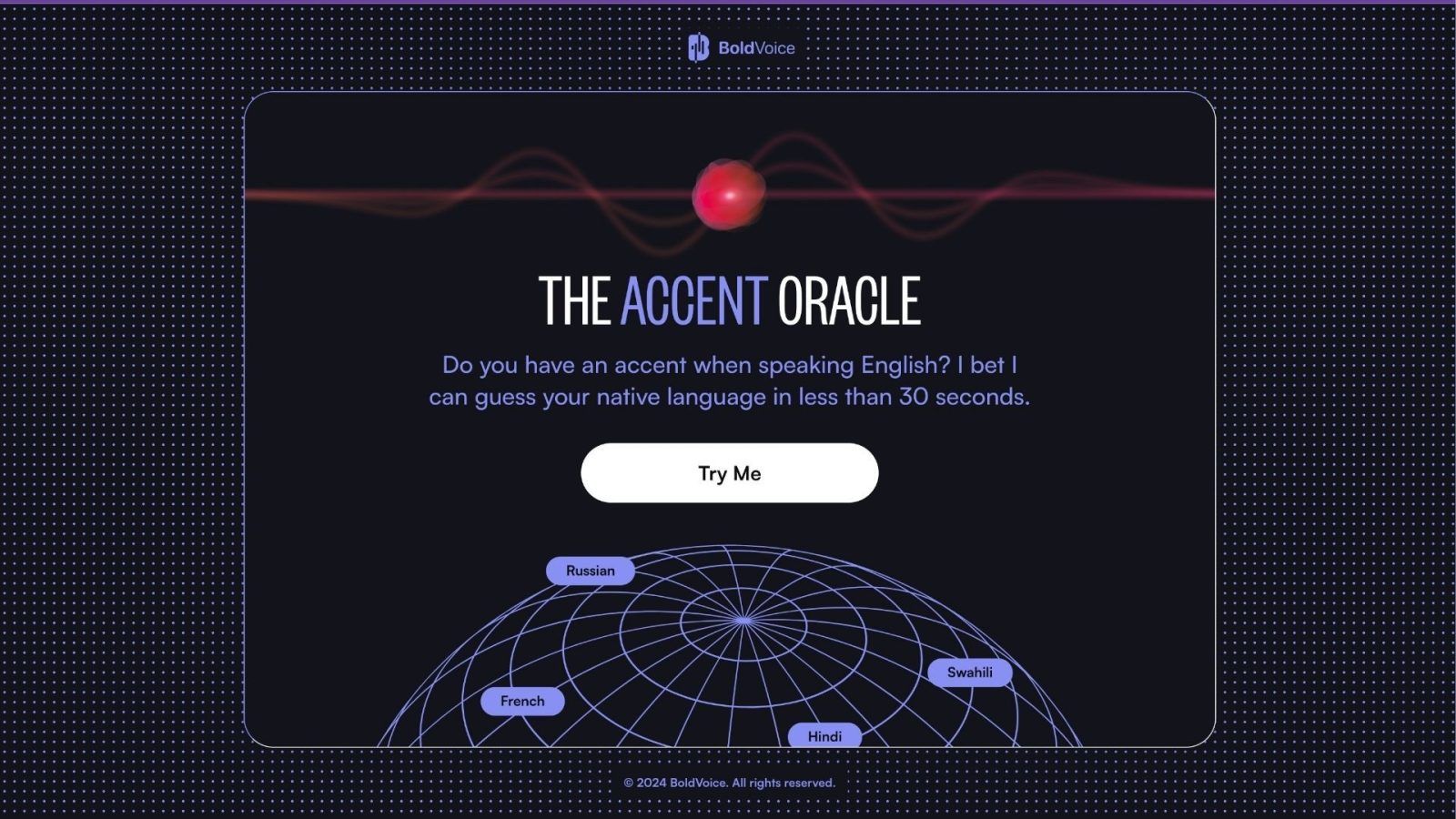 AI BoldVoice Accent Oracle can guess what accent you have