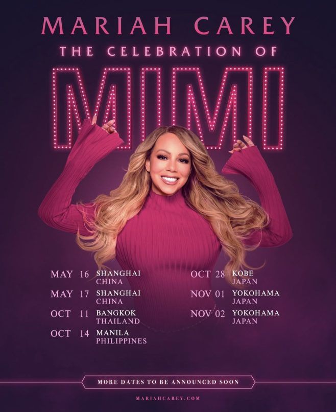 Mariah Carey returns to Bangkok October 11 2025 | Lifestyle Asia
