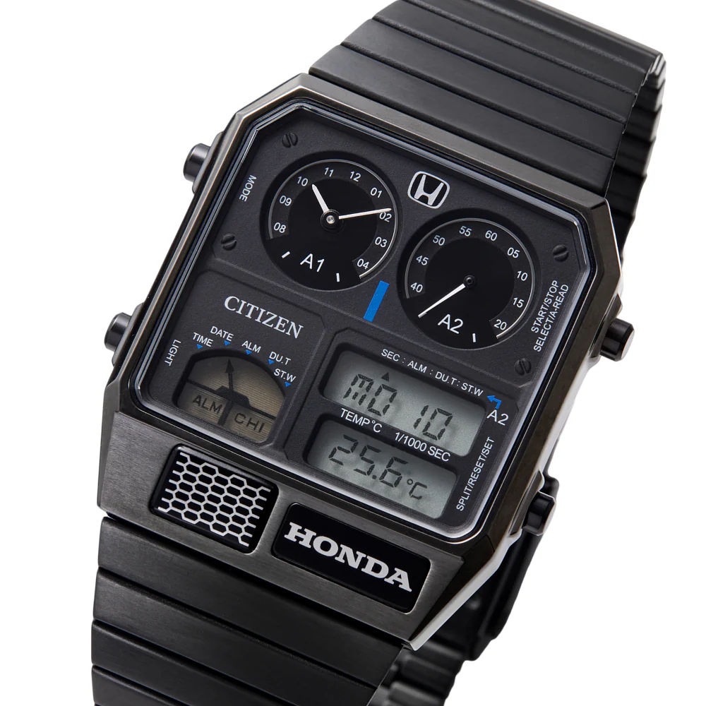 Honda × CITIZEN ANA-DIGI TEMP ウォッチ Watch Crush: The Citizen x Honda Ana-Digi Temp is the coolest car