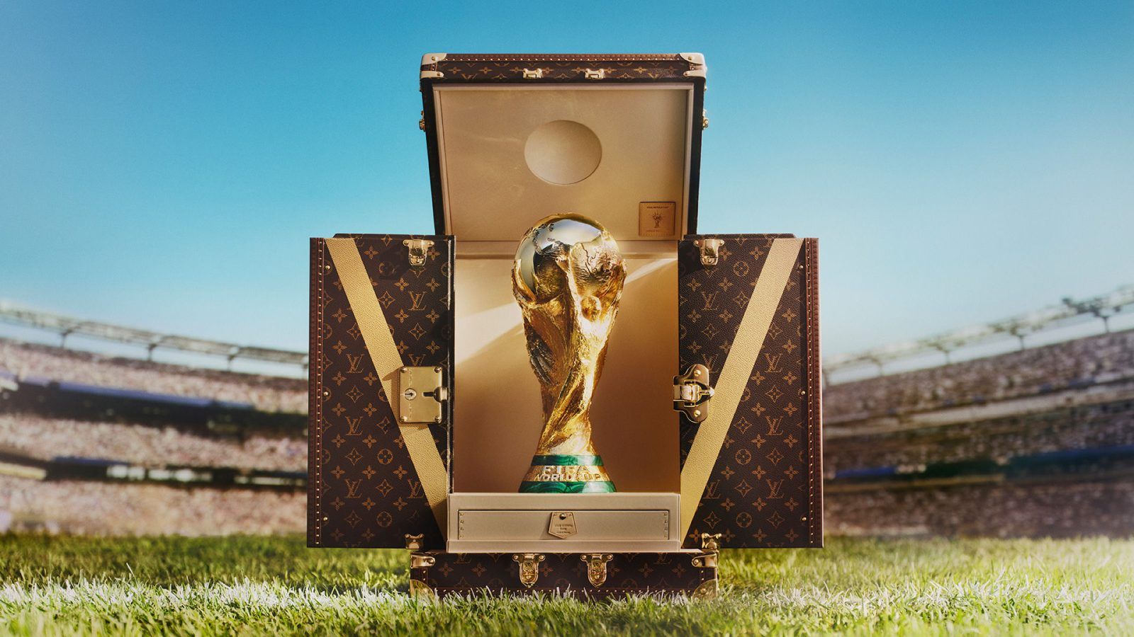 Louis Vuitton unveils a bespoke trophy trunk for the FIFA World Cup 2026