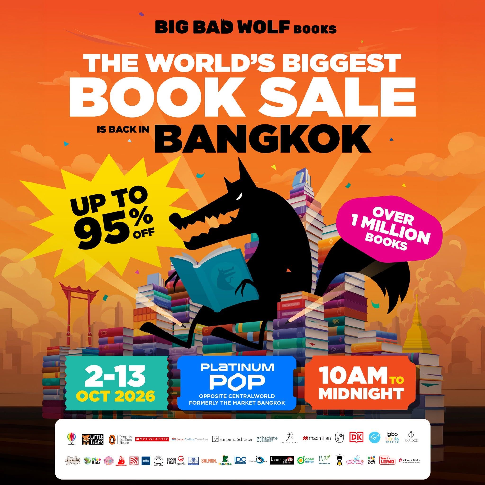 Big Bad Wolf Books huffs and puffs its way again to Bangkok