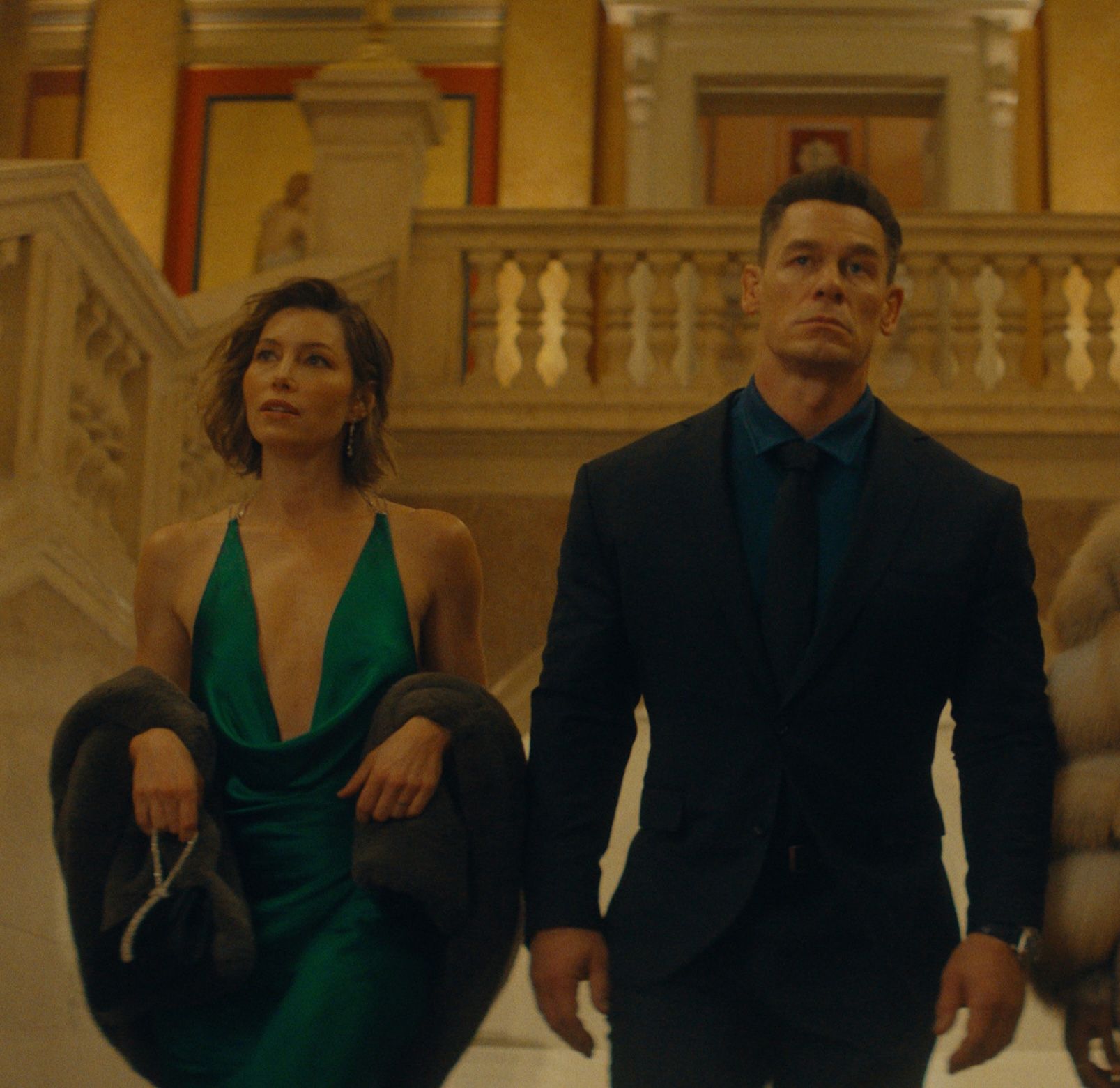 John Cena and Jessica Biel dish on the insane stunts on ‘Matchbox: The Movie'