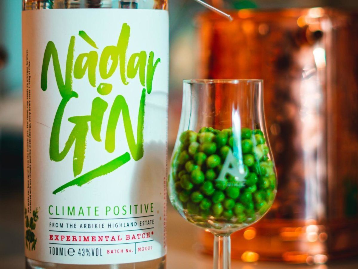 Nadar Gin is a climate-friendly gin made from peas