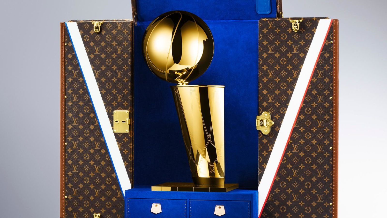 2021 NBA Finals Trophy Awarded in Louis Vuitton Trophy Trunk