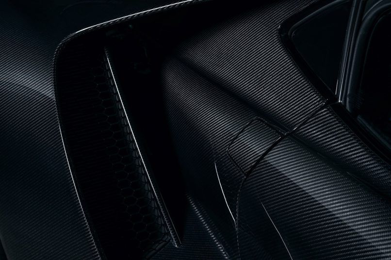 The new 2020 Ford GT has an exposed carbon fibre body with a superior ...