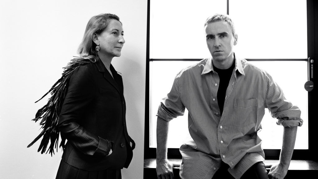 Raf Simons joins forces with Miuccia Prada as co-creative directors