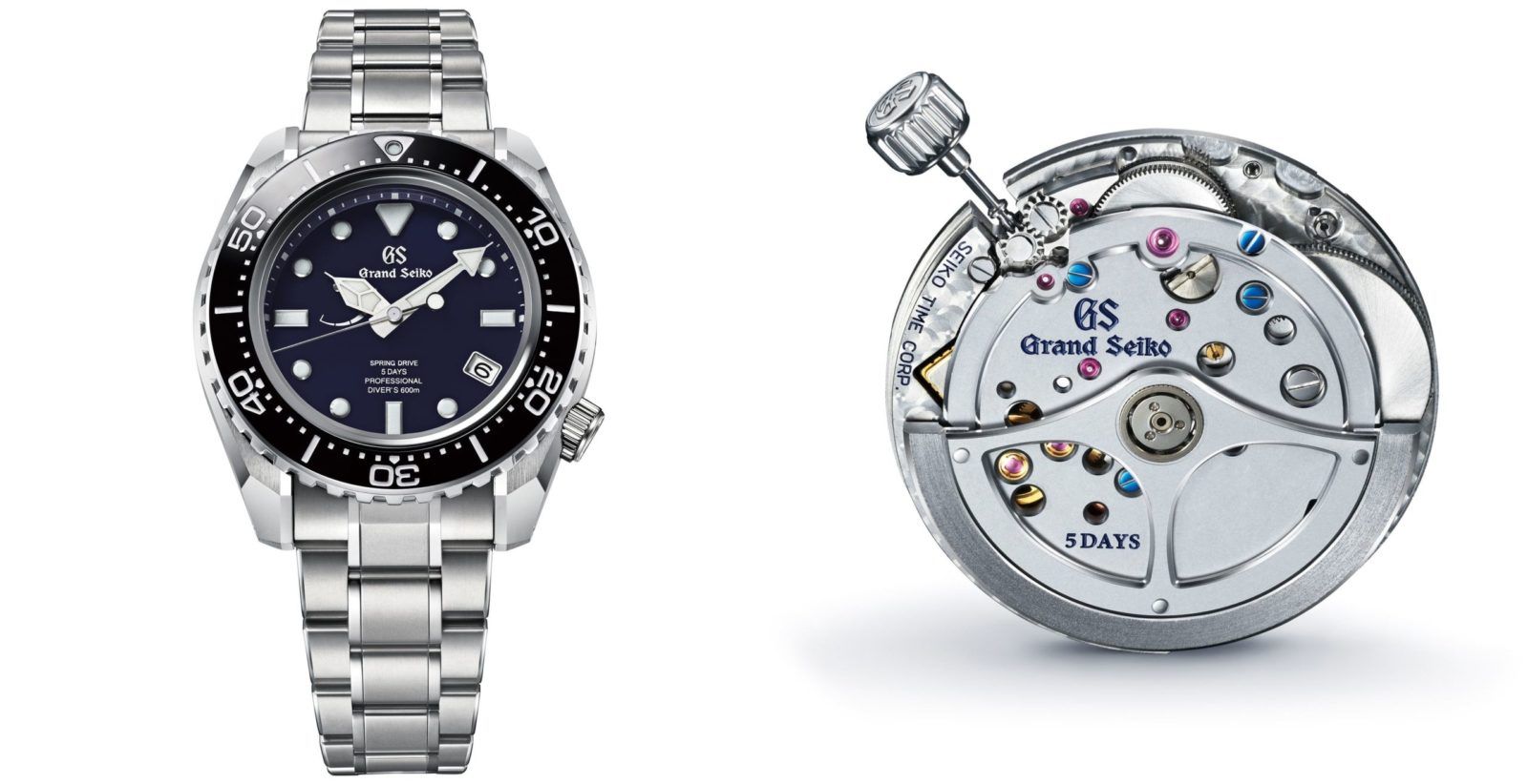 Grand Seiko introduces a new Spring Drive in the SLGA001 dive watch