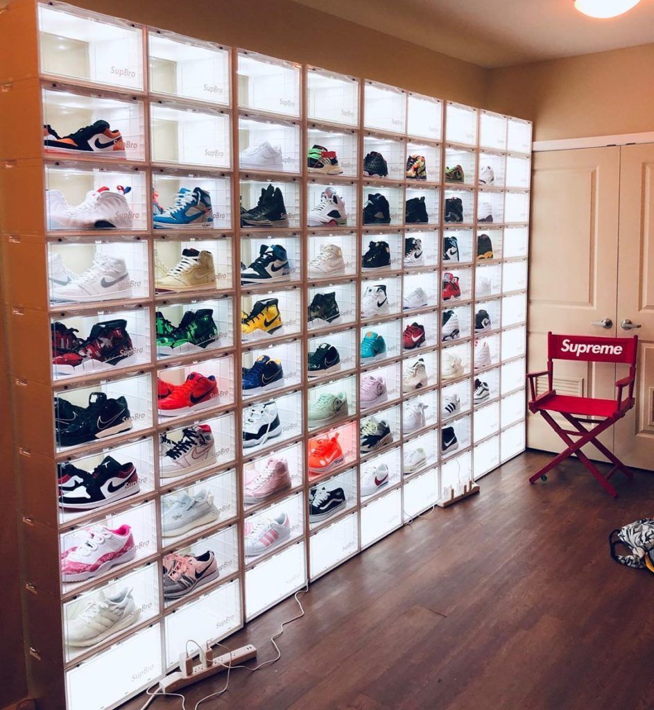 Shoe shelf online hypebeast