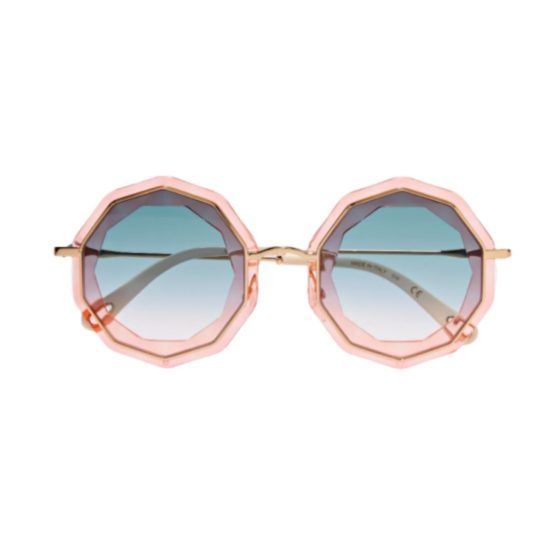 Chloé round-framed gold-tone and acetate sunglasses