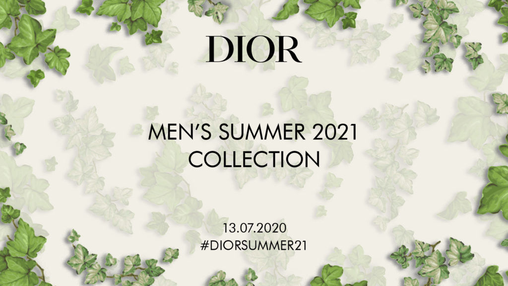 Watch the Dior Men Summer 2021 show streaming live from Paris