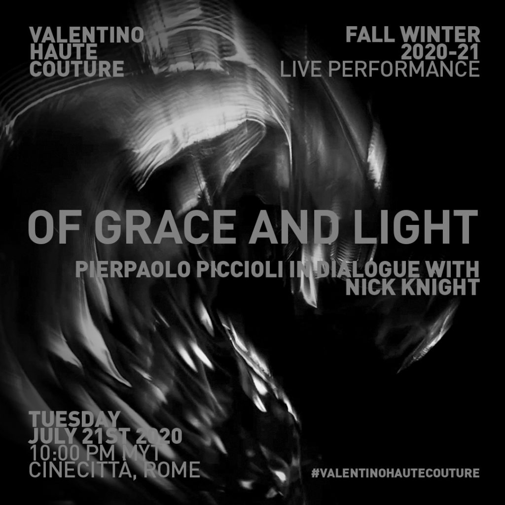 Watch the Valentino Haute Couture Fall/Winter 2020-21 live stream from Rome