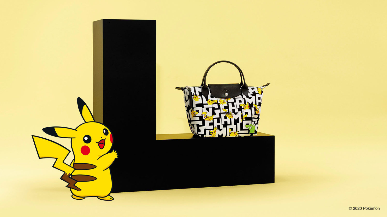 Pikachu fronts the Longchamp X Pokémon collection on the iconic Le Pliage  Bags