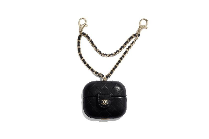 Chanel AirPods Pro case in lambskin leather