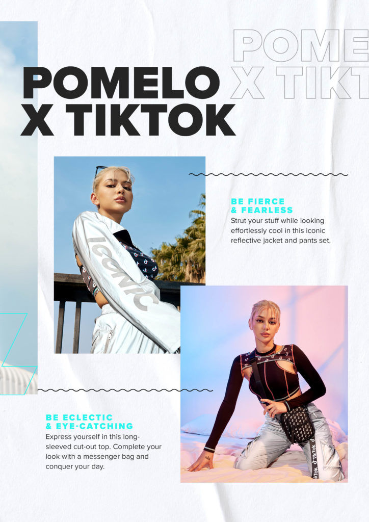Gallery View the Pomelo x TikTok limitededition collection here