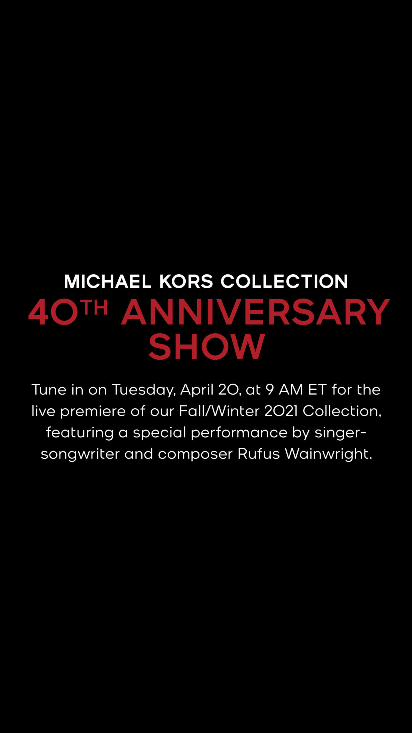 Michael Kors Continues the 40th Anniversary Celebrations Out East