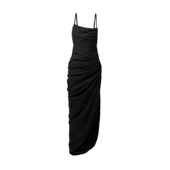 Jacquemus's 'Saudade' open-back ruched twill maxi dress