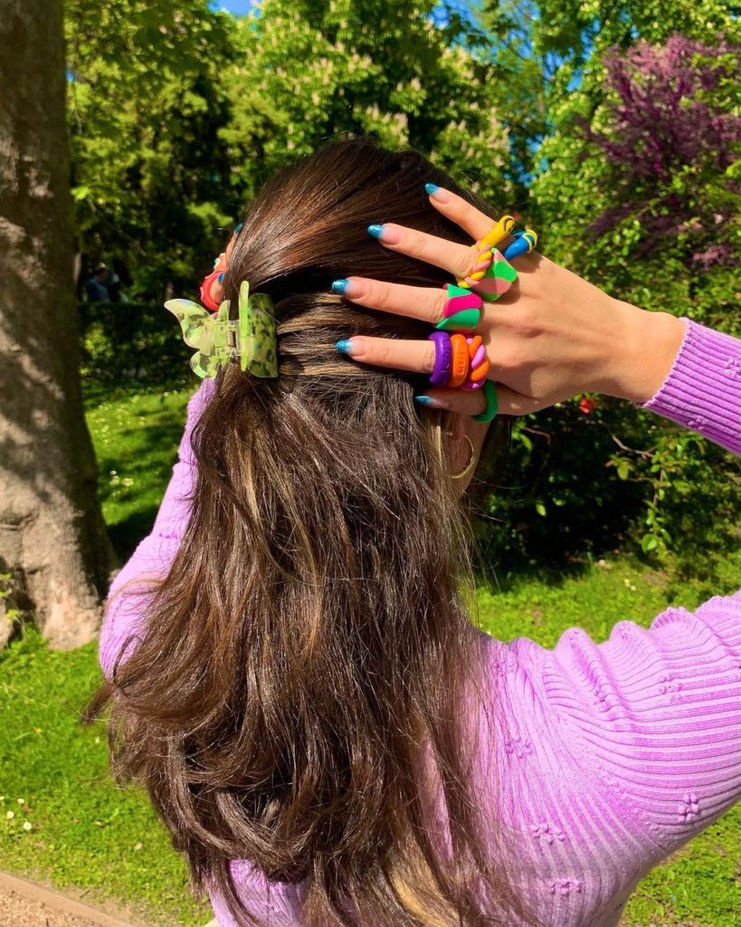 Thanks to TikTok, these colourful clay rings are making a comeback