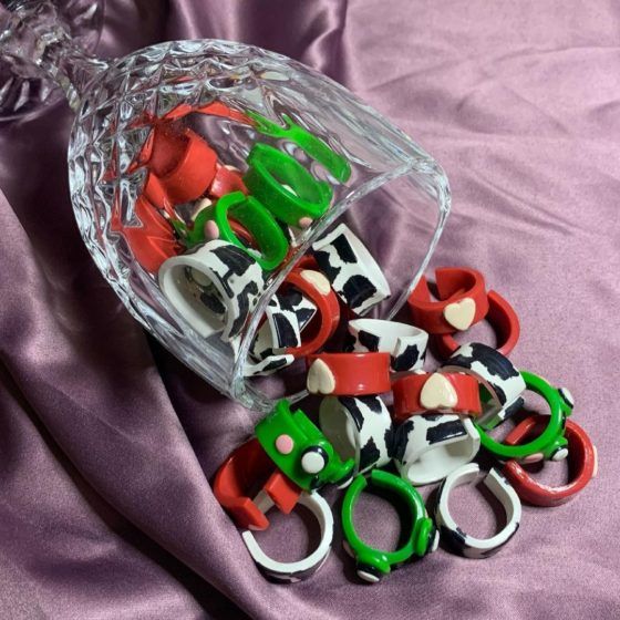 Colourful Plastic Rings Are Trending Thanks To TikTok