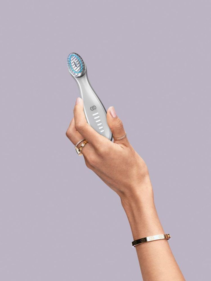 The Nu Skin Ageloc Boost is a tiny device that amplifies skin's radiance