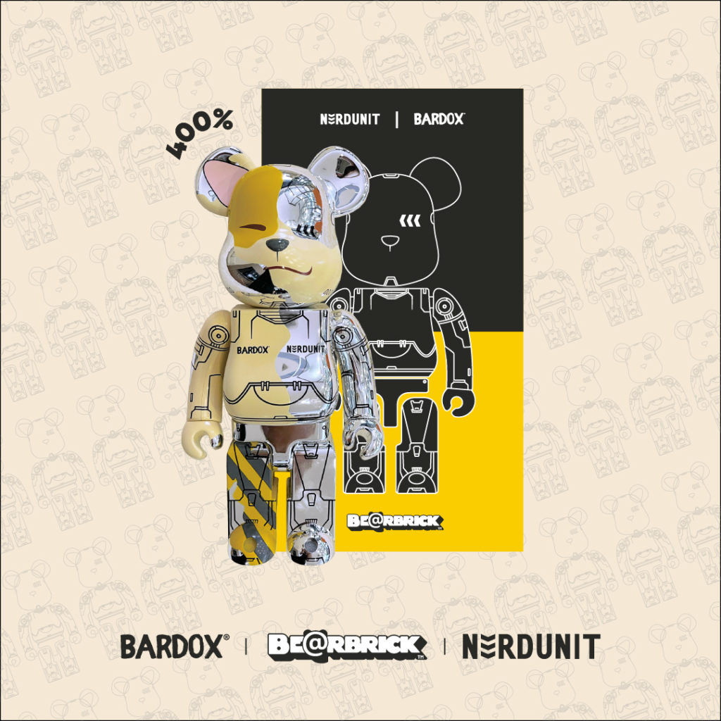 BE@RBRICK NERDUNIT x BARDOX 400%