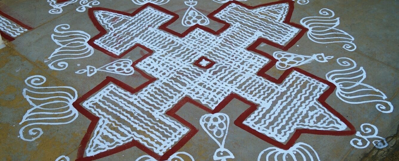 Here's how to prepare and design kolam for Deepavali effortlessly