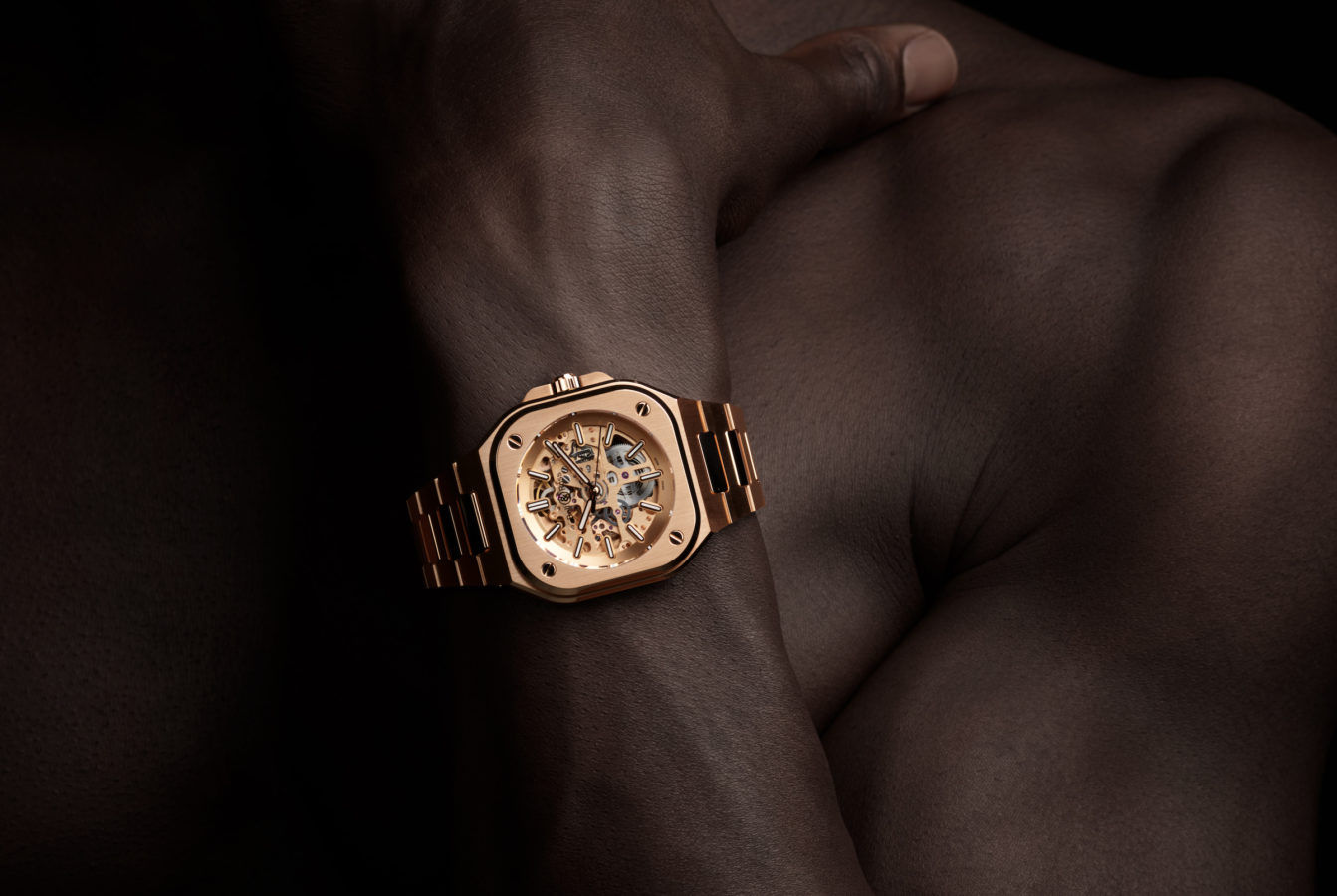 The new Bell Ross BR 05 Skeleton Gold is limited to 99 pieces