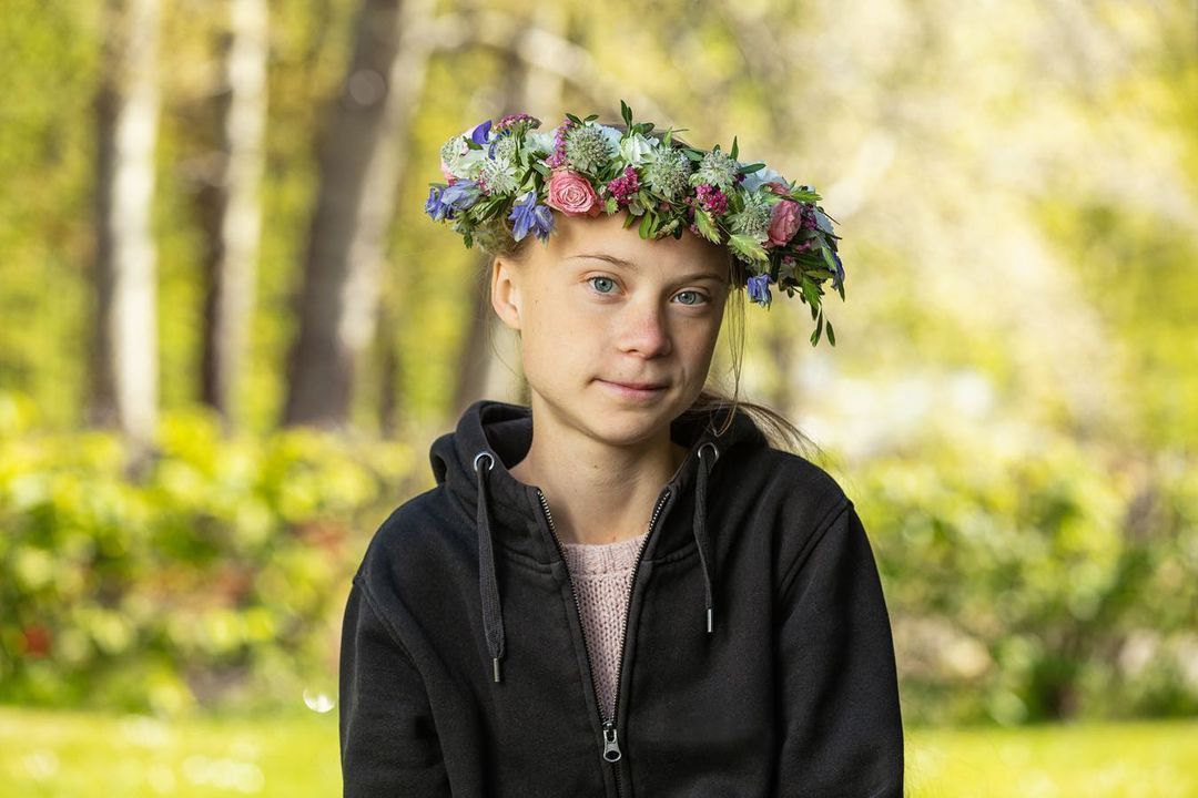 Greta Thunberg superhero