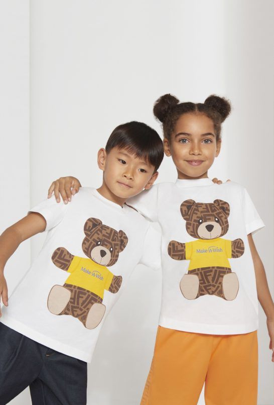 FENDI KIDS, T-shirt avec peluche