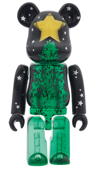 Exclusive celebratory Christmas Bearbricks on our wish list