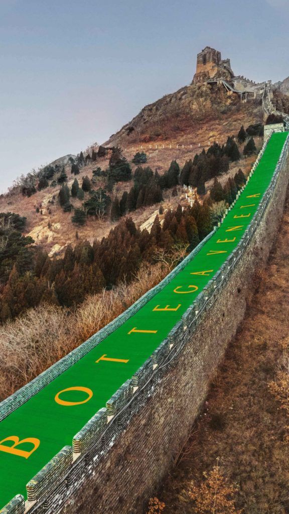 Bottega Veneta takes over the Great Wall for Chinese New Year celebrations