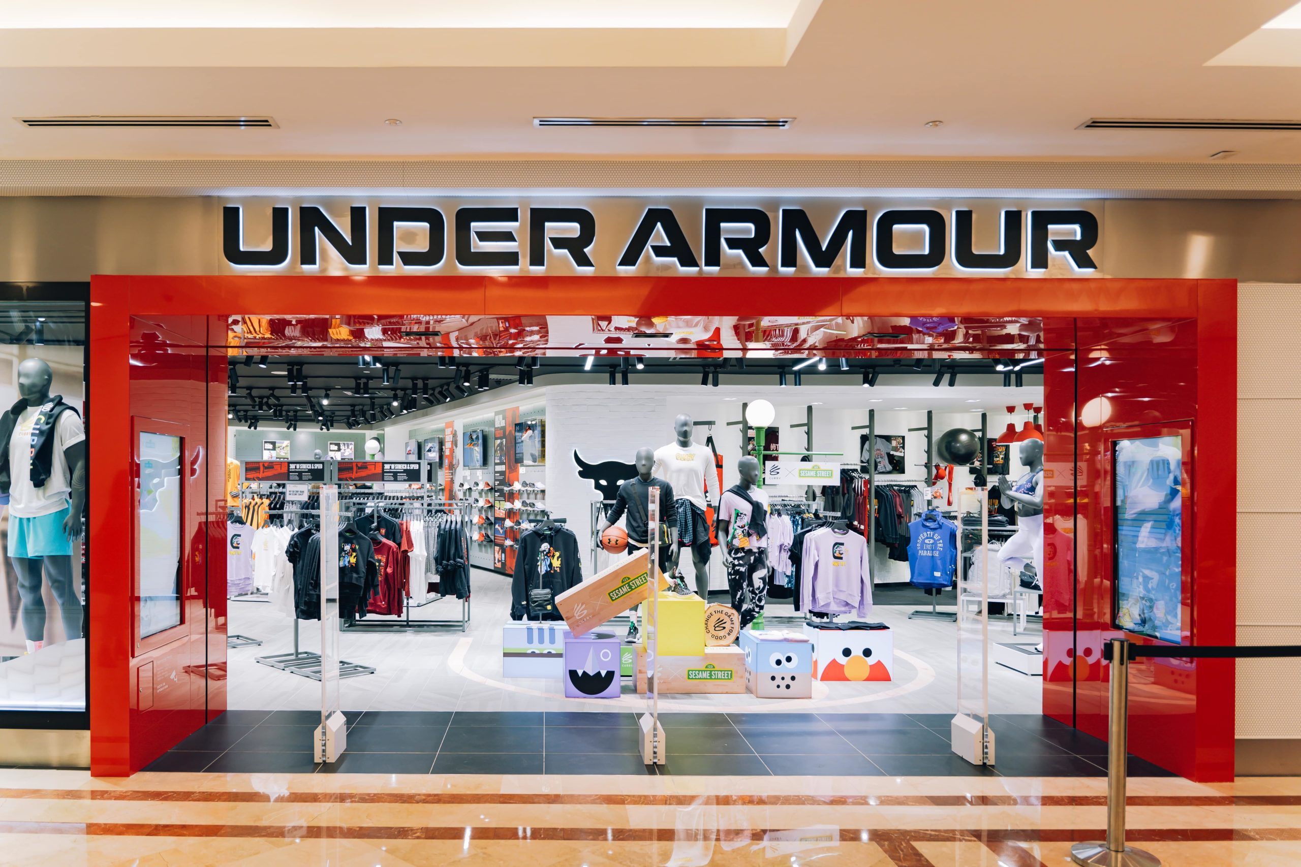 out of service Attach to digit Under Armour's new concept store in Suria KLCC is its largest in Malaysia