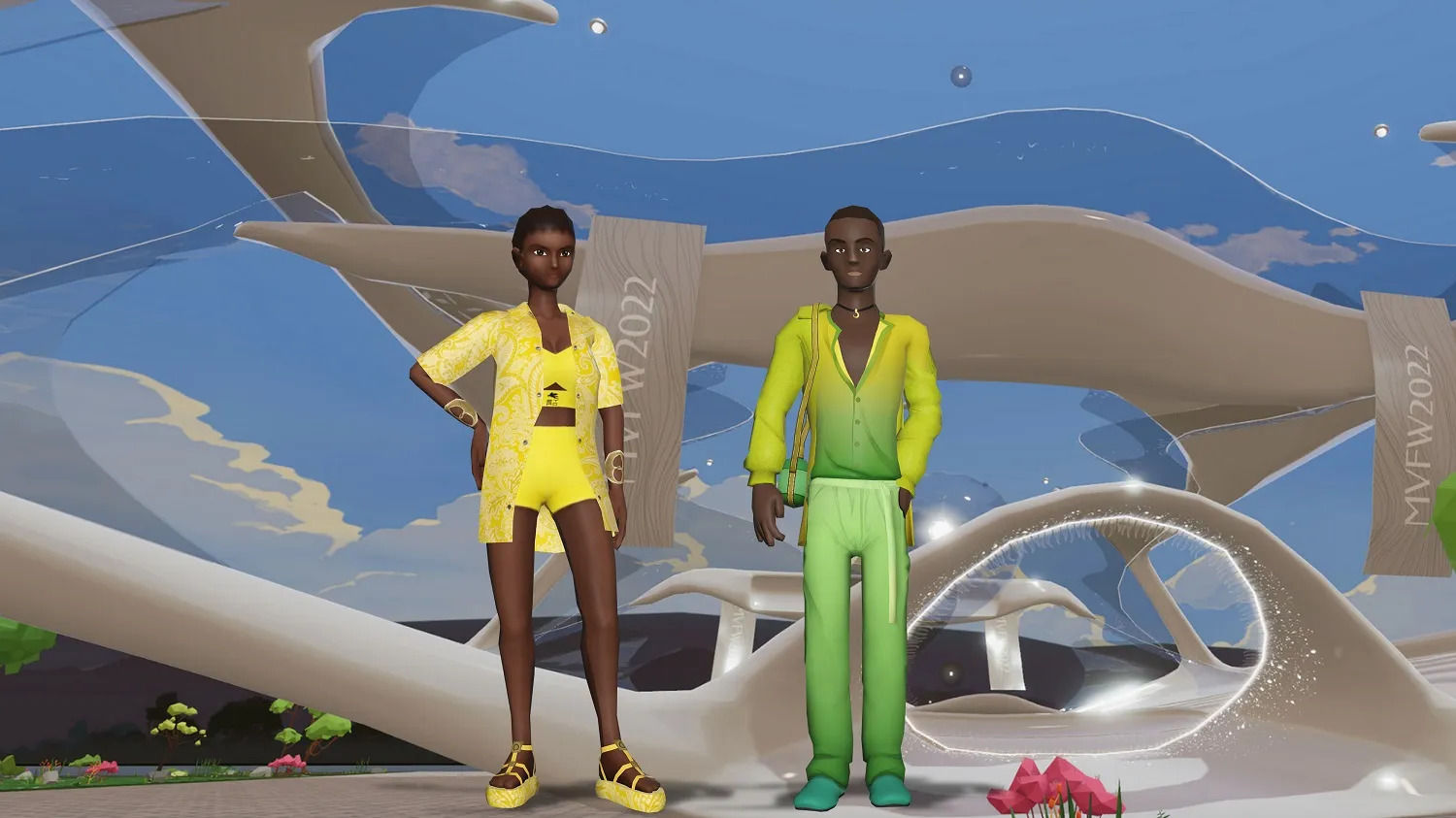 Review Firstever Metaverse Fashion Week 2022 in Decentraland
