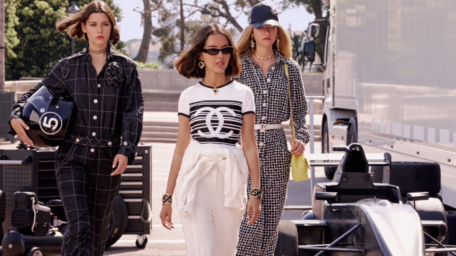 Chanel's Cruise 2022 show pays tribute to Karl Lagerfeld, racing