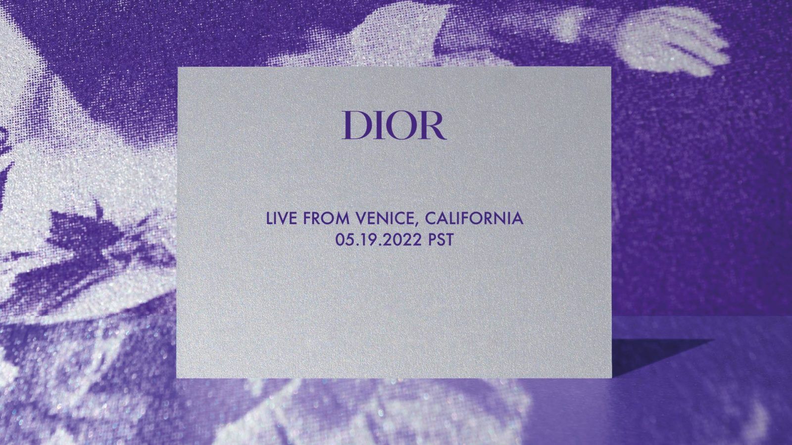 Watch Dior Men Spring 2023 Capsule collection livestream here